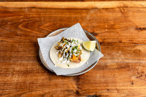 image of Papas Rajas Taco