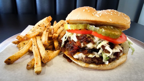 image of Double Smash Burger and Fries