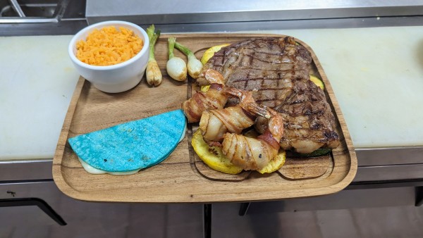 image of New Steak & Bacon Shrimp