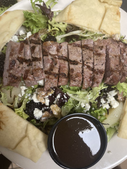image of Black and Blue Salad with 7oz. NY Strip