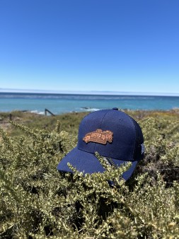 image of Round Up Pizza Trucker Hat (Navy)