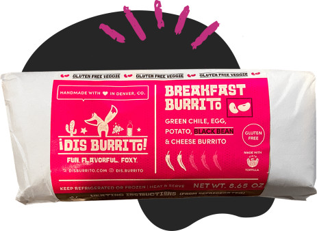 image of Breakfast Burrito Vegetarian GF