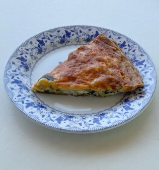 image of Spinach and Artichoke Quiche