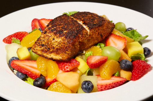 image of Blackened Salmon Salad