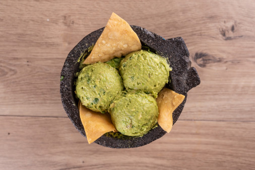 image of Guacamole Con Queso Frito