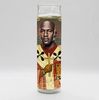 image of Saint King of Basketball Candle