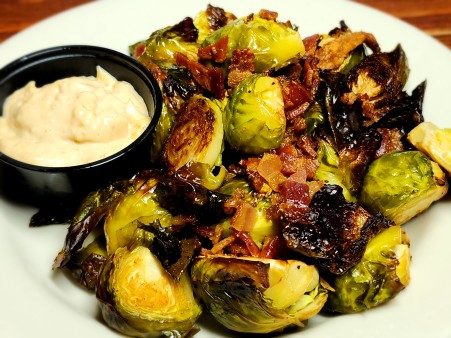image of BACON ROASTED BRUSSELS SPROUTS