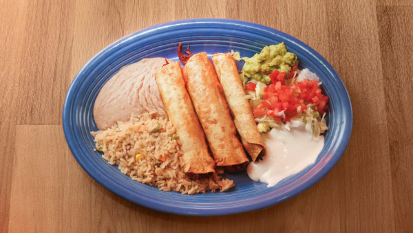 image of 4. Chicken or Shredded Beef Taquitos