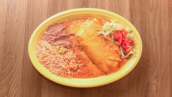 image of 12. Chimichanga- Beef/Chic