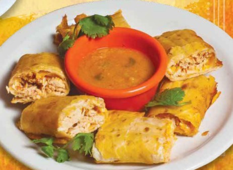 image of Dalia's Egg Rolls with Green Chile