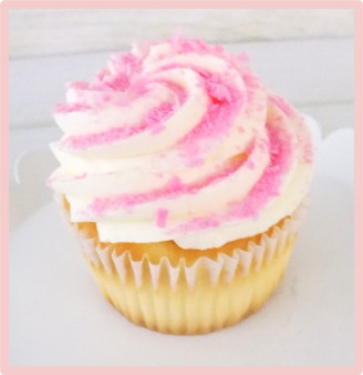 image of Pink Champagne Cupcake