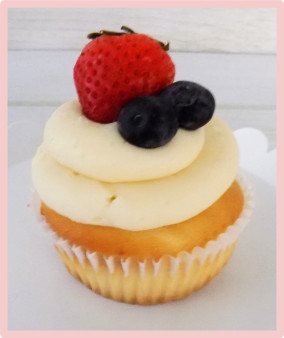image of Wine Berry Mousse Cupcake