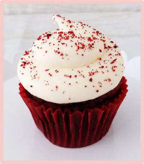 image of Red Velvet w/ CC Cupcake