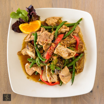 image of Spicy Roasted Eggplant Saute
