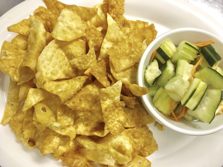 image of 1. Wonton Chips 