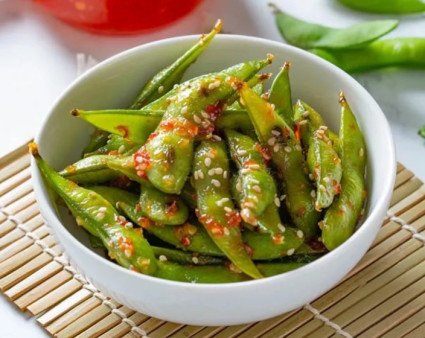 image of 3. Garlic Edamame 