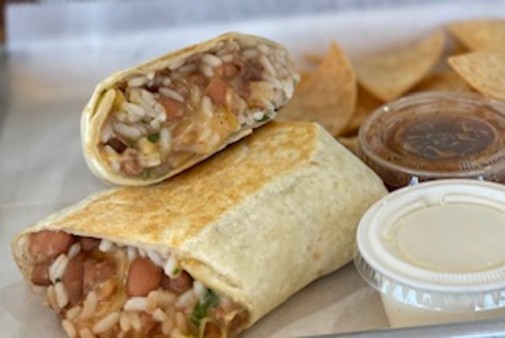 image of Cheezy Bean Burrito