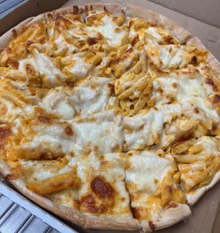 image of XL mac chz pizza