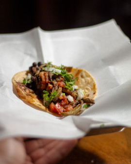 image of Nopal y Frijol Negro Street Tacos