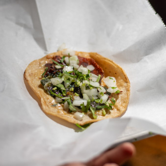 image of Poblano Con Queso Street Tacos