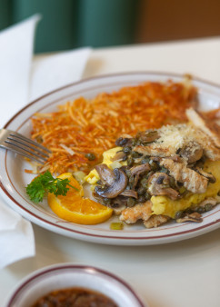 image of Chicken Piccata Omelet