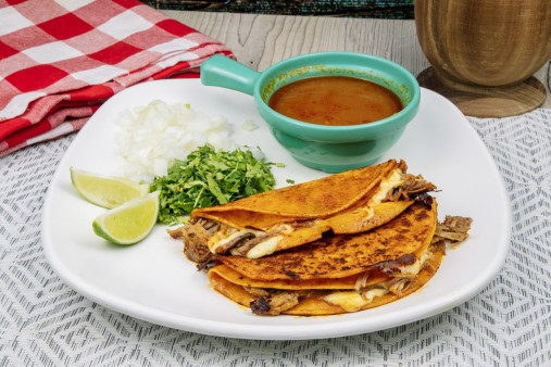 image of Quesa birria beef taco