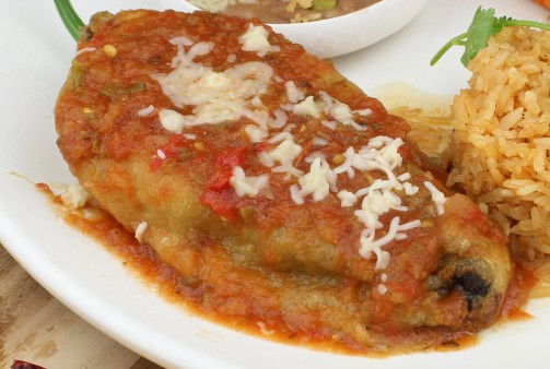 image of Chile relleno burrito