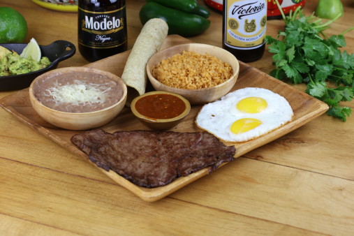 image of asada y huevos