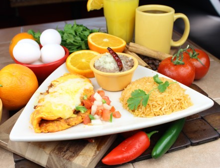 image of Huevos con chorizo plate