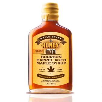 image of Hot Honey Bourbon Barrel Aged Maple Syrup - Maple Craft