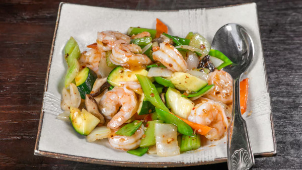 image of Spicy Garlic Prawns / Sole Fillet 🌶️