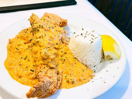 image of Fish w/Crawfish Sauce Special