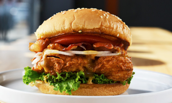 image of The Works Chicken Sandwich