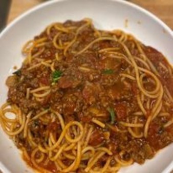 image of Spaghetti w/ Meat Sauce