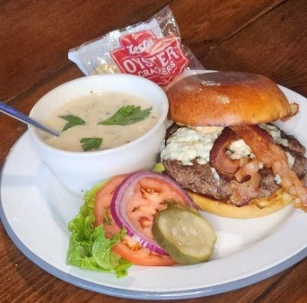image of Clam Chowder Burger