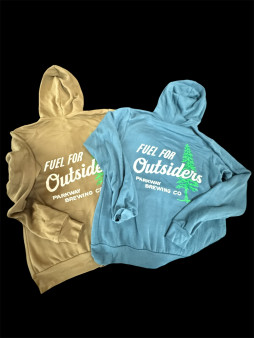 image of Fuel for Outsiders Full Zip Hoodie Sweatshirt