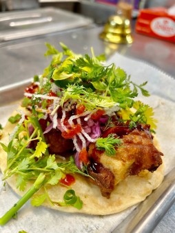 image of Tempura Tofu and Avocado Taco