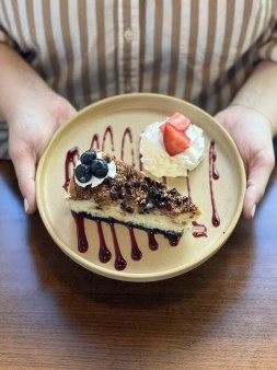 image of Salted Caramel Pecan Cheesecake
