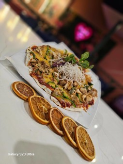 image of Tostada Pizza Chicken