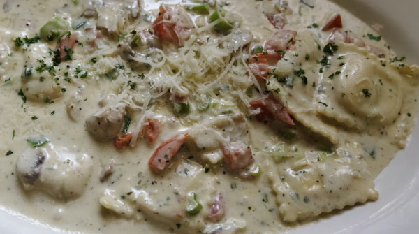 image of Salmon Ravioli Ent.