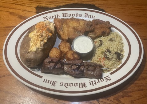 image of North Woods Special Platter (chicken, scallops, & steak chunks)
