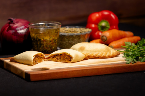 image of Lentil & Soy Chorizo Empanada (1)
