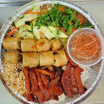 image of V1. Pork Eggroll Noodle Salad