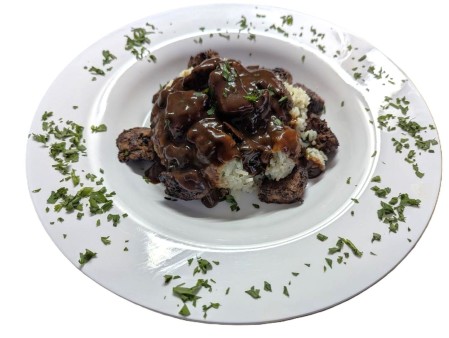 image of HT's Blackened Steak & Rice Bowl