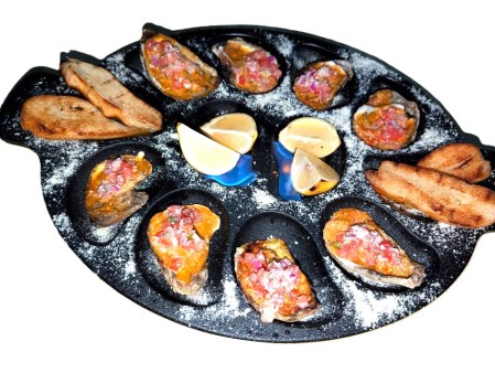 image of HT's Chargrilled Loaded Oysters