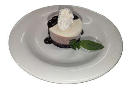 image of Black Cherry Ricotta Cheesecake