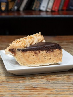 image of Peanut Butter Chocolate Pie- Slice