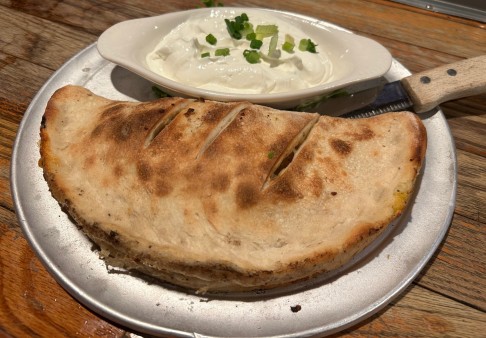 image of 10" CALZONE- DREW'S FAMOUS POTATO