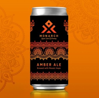 image of Liquid Love - Monarch Amber Ale - 16oz
