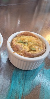 image of Mini Quiche - feta, green onions
